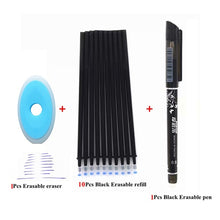 Load image into Gallery viewer, 20 Pcs/Set 0.38mm Erasable Pen Refill for Office Signature Gel Pen Erasable Pen Blue/Black/Red Ink Rods School Writing Tools