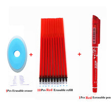 Load image into Gallery viewer, 20 Pcs/Set 0.38mm Erasable Pen Refill for Office Signature Gel Pen Erasable Pen Blue/Black/Red Ink Rods School Writing Tools