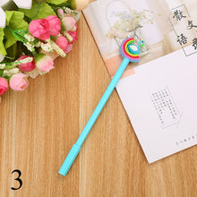 Load image into Gallery viewer, 1pc Pink Flamingo Gel Pen Beautiful Plush Swan Pens For School Writing Girl Gifts Kawaii Neutral Pens School Supplies Stationery