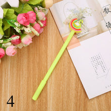 Load image into Gallery viewer, 1pc Pink Flamingo Gel Pen Beautiful Plush Swan Pens For School Writing Girl Gifts Kawaii Neutral Pens School Supplies Stationery