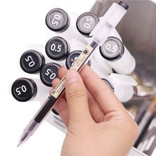 Load image into Gallery viewer, 3 Pcs/Set Japanese Gel Pen 0.5mm Black Blue Ink Pen Maker Pen School Office student Exam Writing Stationery Supply