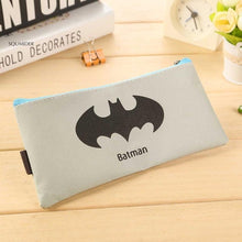 Load image into Gallery viewer, SQUMIDER Superhero Canvas Pencil Case Creative Large Capacity Side Open Zipper Pencil Bag School Stationery