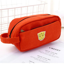 Load image into Gallery viewer, SQUMIDER Superhero Canvas Pencil Case Creative Large Capacity Side Open Zipper Pencil Bag School Stationery
