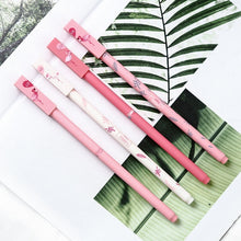 Load image into Gallery viewer, 1pc Pink Flamingo Gel Pen Beautiful Plush Swan Pens For School Writing Girl Gifts Kawaii Neutral Pens School Supplies Stationery