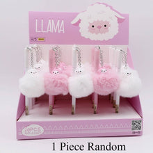 Load image into Gallery viewer, 1pc Pink Flamingo Gel Pen Beautiful Plush Swan Pens For School Writing Girl Gifts Kawaii Neutral Pens School Supplies Stationery