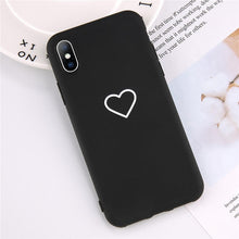Load image into Gallery viewer, Lovebay For iPhone 7 Case Love Heart Letter For iPhone 6 6s 8 Plus 5s SE XR XS Max Phone Case Animal Soft TPU Silicon Back Cover