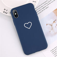 Load image into Gallery viewer, Lovebay For iPhone 7 Case Love Heart Letter For iPhone 6 6s 8 Plus 5s SE XR XS Max Phone Case Animal Soft TPU Silicon Back Cover