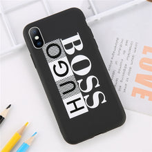 Load image into Gallery viewer, Lovebay For iPhone 7 Case Love Heart Letter For iPhone 6 6s 8 Plus 5s SE XR XS Max Phone Case Animal Soft TPU Silicon Back Cover
