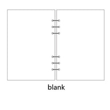 Load image into Gallery viewer, JIANWU  A variety of matte binder loose strap loose leaf inner core  A6 A7 notebook bullet journal a5 planner office supplies