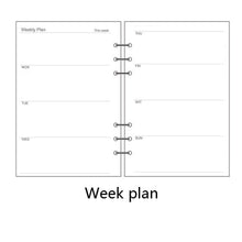 Load image into Gallery viewer, JIANWU  A variety of matte binder loose strap loose leaf inner core  A6 A7 notebook bullet journal a5 planner office supplies